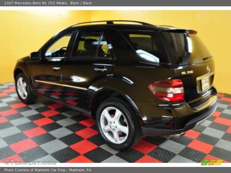 Black / Black 2007 Mercedes-Benz ML 350 4Matic