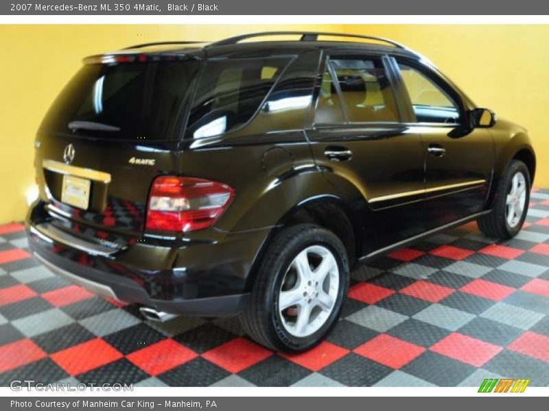 Black / Black 2007 Mercedes-Benz ML 350 4Matic