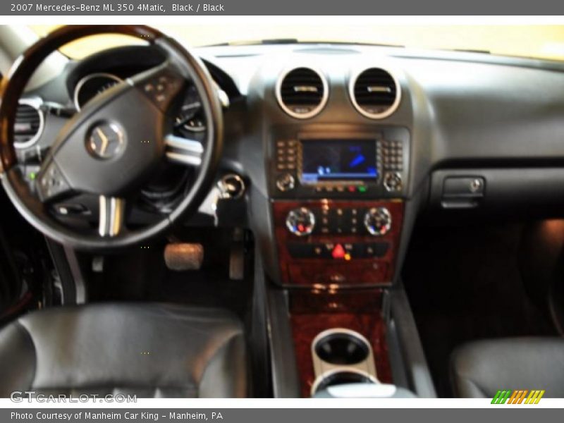 Black / Black 2007 Mercedes-Benz ML 350 4Matic