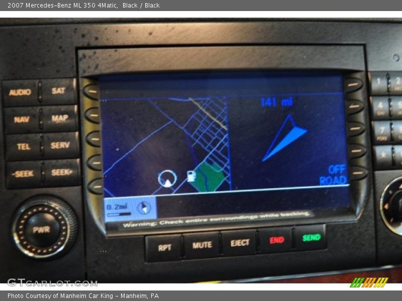 Black / Black 2007 Mercedes-Benz ML 350 4Matic