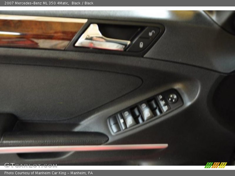 Black / Black 2007 Mercedes-Benz ML 350 4Matic