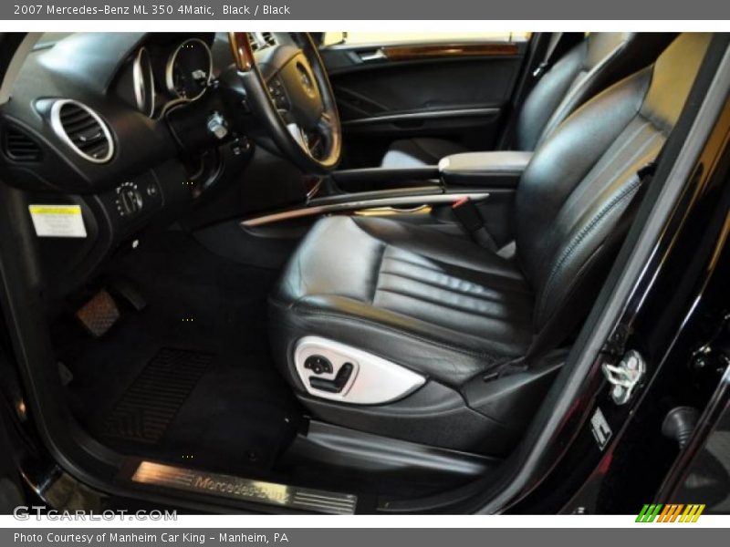 Black / Black 2007 Mercedes-Benz ML 350 4Matic