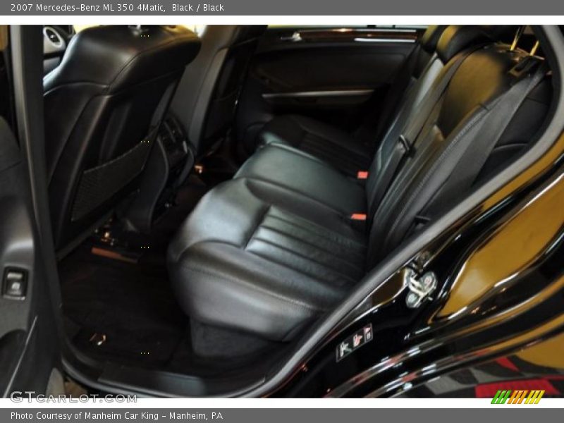 Black / Black 2007 Mercedes-Benz ML 350 4Matic