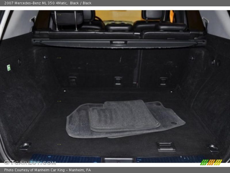 Black / Black 2007 Mercedes-Benz ML 350 4Matic