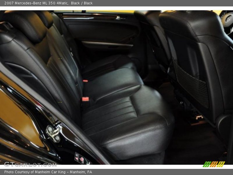 Black / Black 2007 Mercedes-Benz ML 350 4Matic
