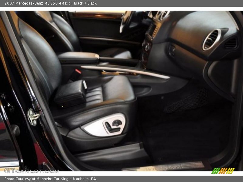 Black / Black 2007 Mercedes-Benz ML 350 4Matic