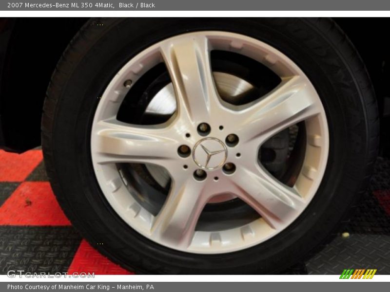 Black / Black 2007 Mercedes-Benz ML 350 4Matic