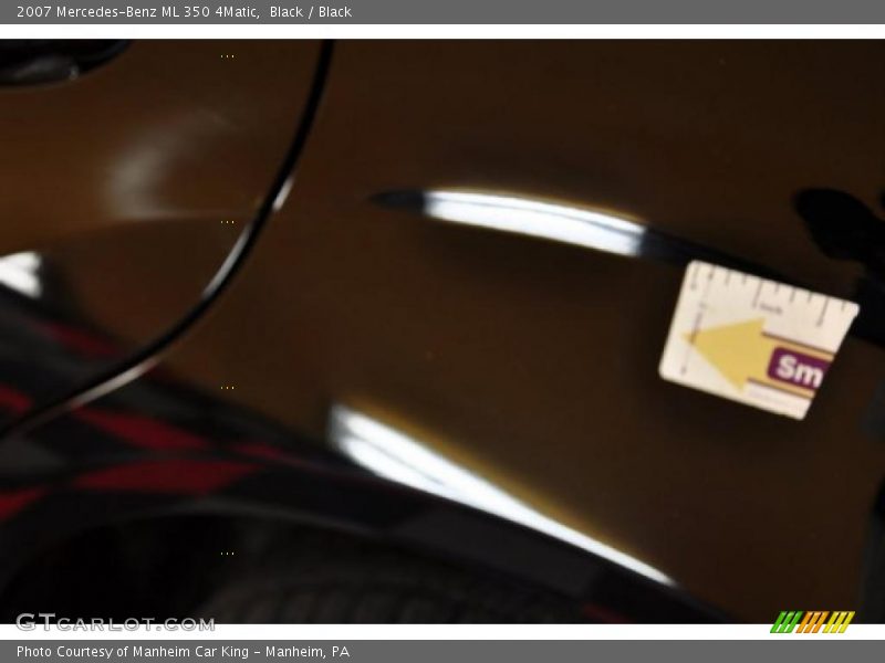 Black / Black 2007 Mercedes-Benz ML 350 4Matic