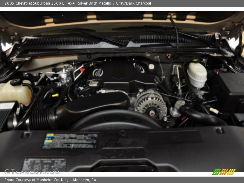 Silver Birch Metallic / Gray/Dark Charcoal 2005 Chevrolet Suburban 2500 LT 4x4