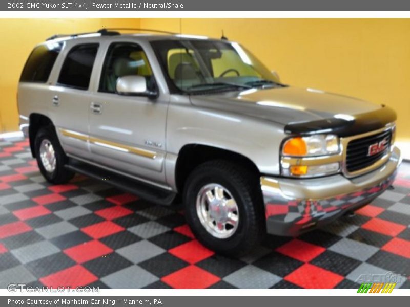 Pewter Metallic / Neutral/Shale 2002 GMC Yukon SLT 4x4