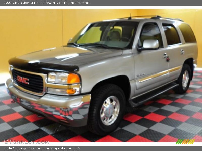 Pewter Metallic / Neutral/Shale 2002 GMC Yukon SLT 4x4