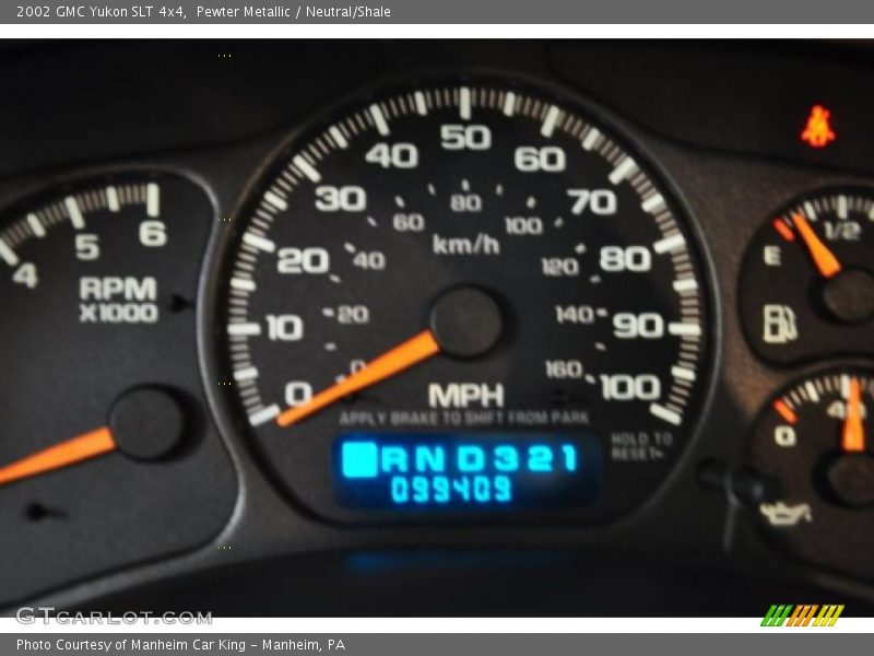 Pewter Metallic / Neutral/Shale 2002 GMC Yukon SLT 4x4
