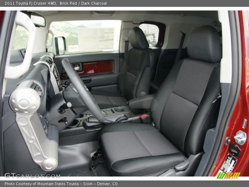  2011 FJ Cruiser 4WD Dark Charcoal Interior