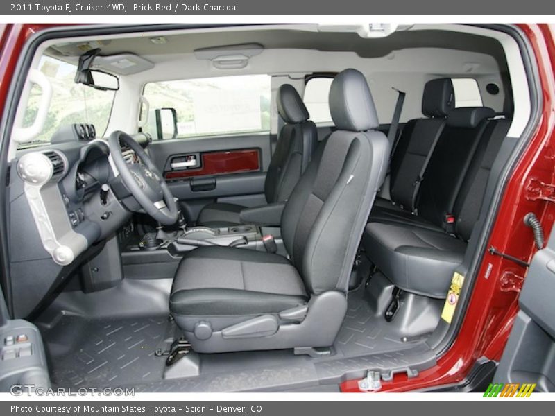  2011 FJ Cruiser 4WD Dark Charcoal Interior