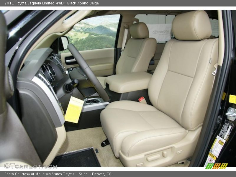  2011 Sequoia Limited 4WD Sand Beige Interior