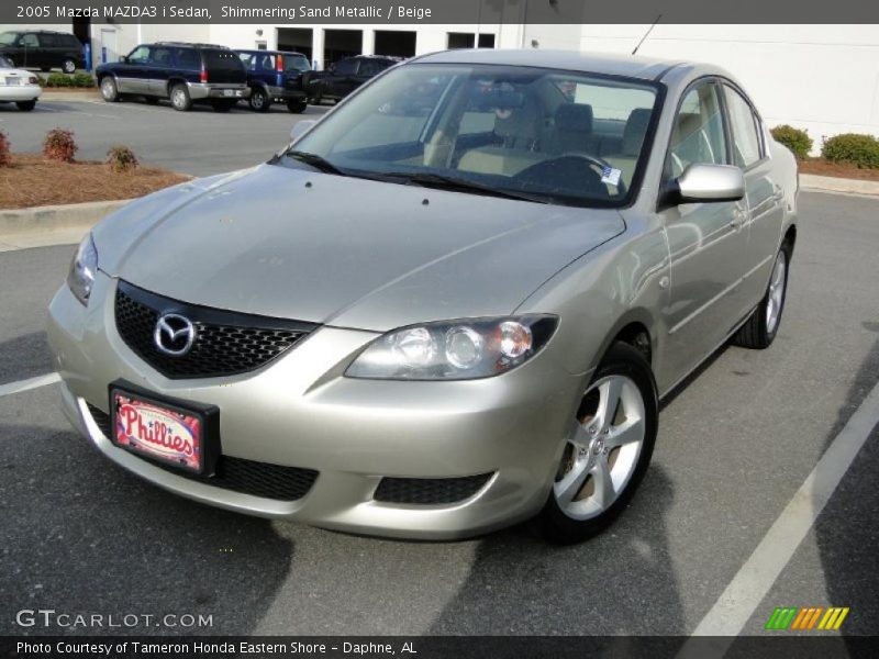 Shimmering Sand Metallic / Beige 2005 Mazda MAZDA3 i Sedan