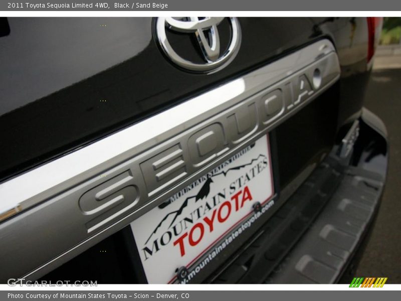 Black / Sand Beige 2011 Toyota Sequoia Limited 4WD