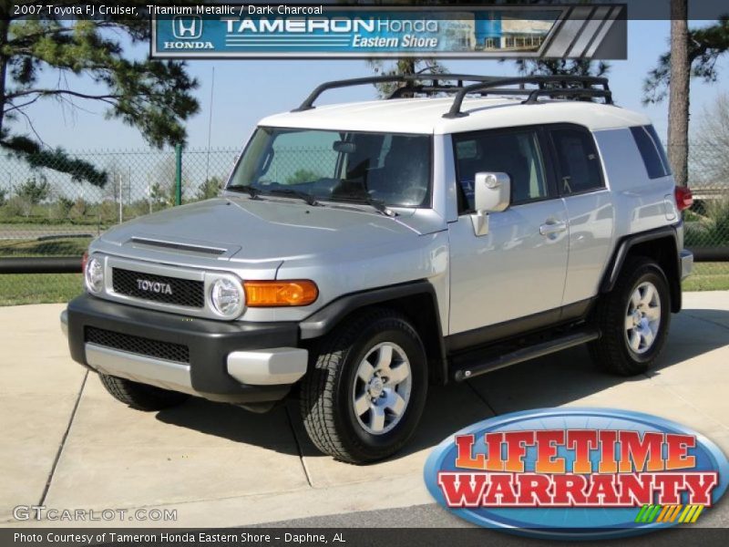 Titanium Metallic / Dark Charcoal 2007 Toyota FJ Cruiser