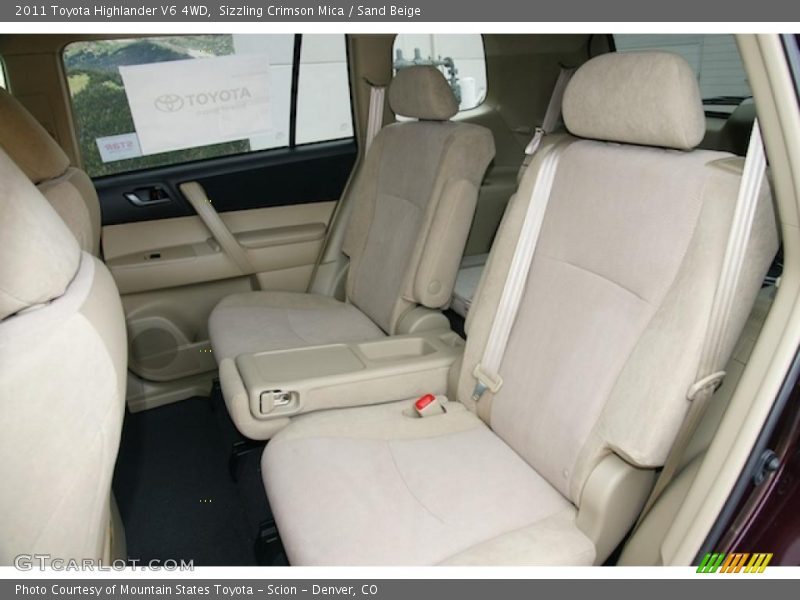  2011 Highlander V6 4WD Sand Beige Interior