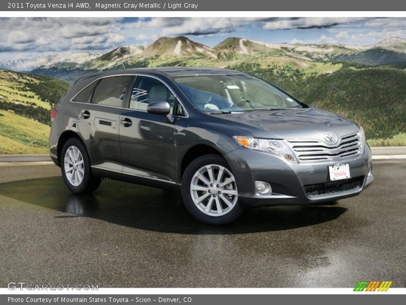 Magnetic Gray Metallic / Light Gray 2011 Toyota Venza I4 AWD