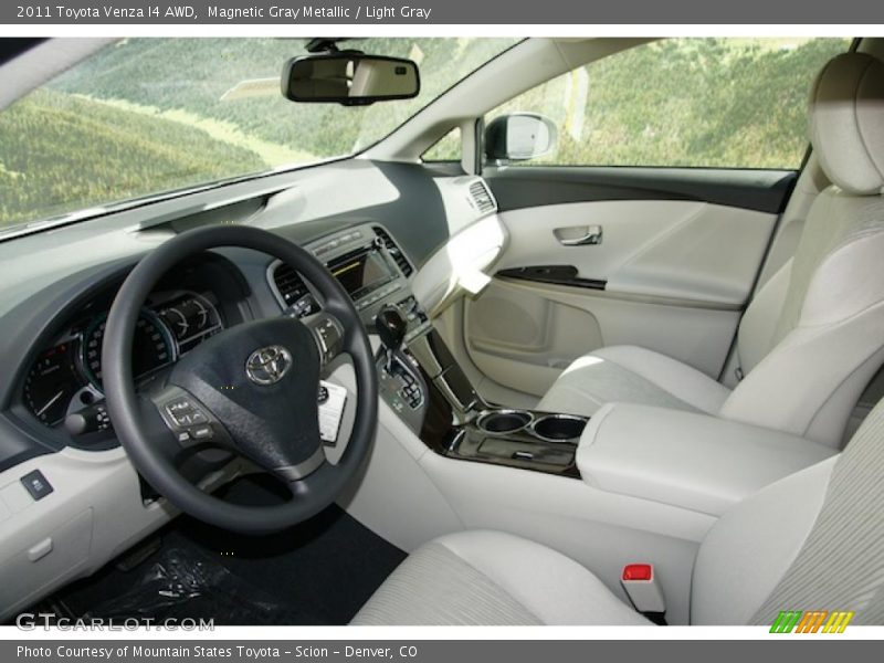  2011 Venza I4 AWD Light Gray Interior