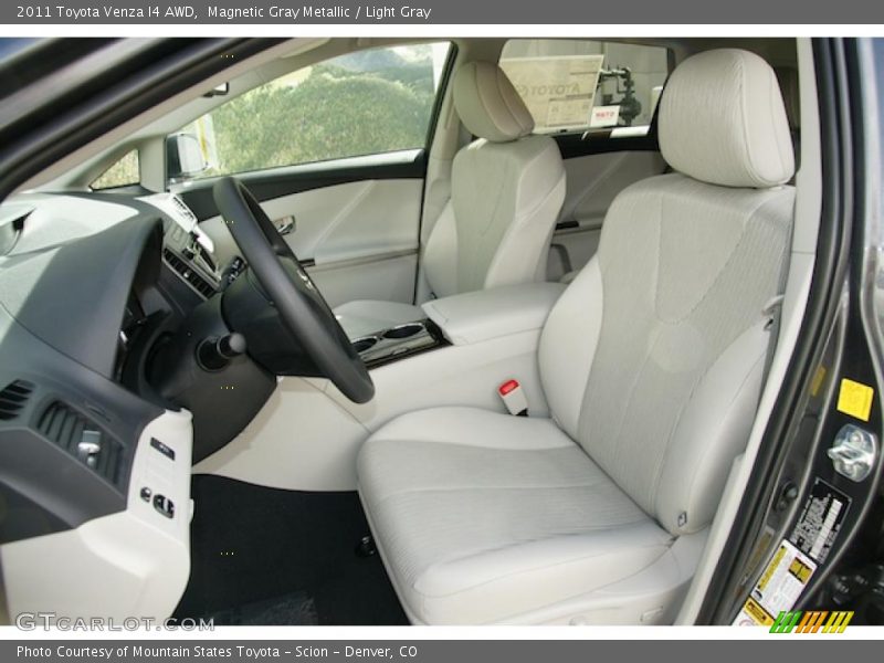  2011 Venza I4 AWD Light Gray Interior