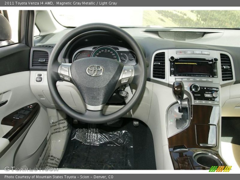 Magnetic Gray Metallic / Light Gray 2011 Toyota Venza I4 AWD