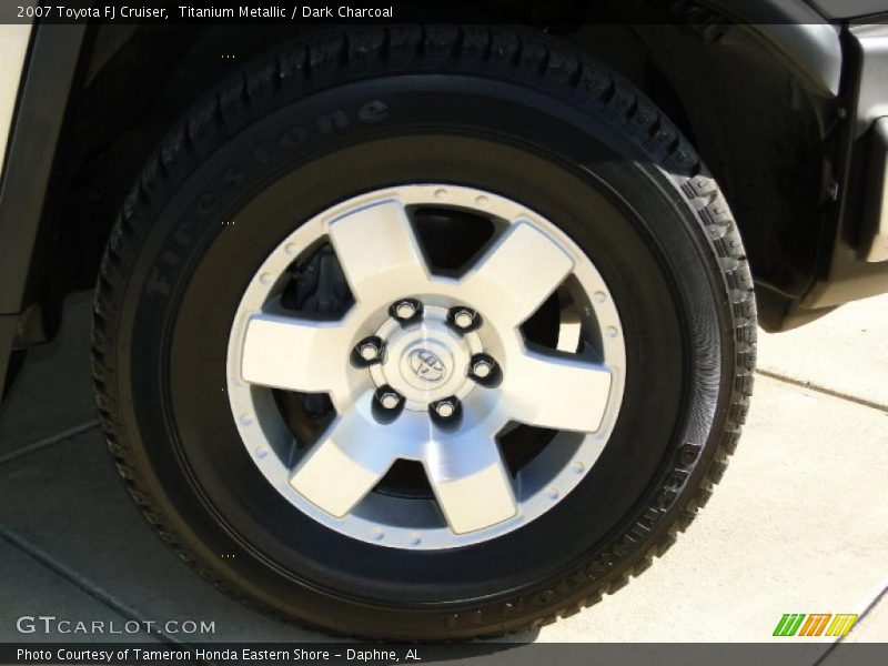 Titanium Metallic / Dark Charcoal 2007 Toyota FJ Cruiser