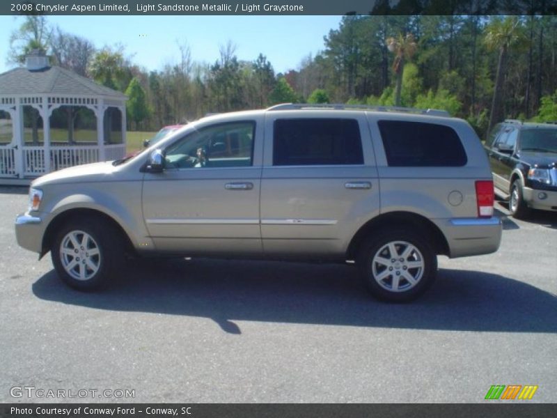 Light Sandstone Metallic / Light Graystone 2008 Chrysler Aspen Limited