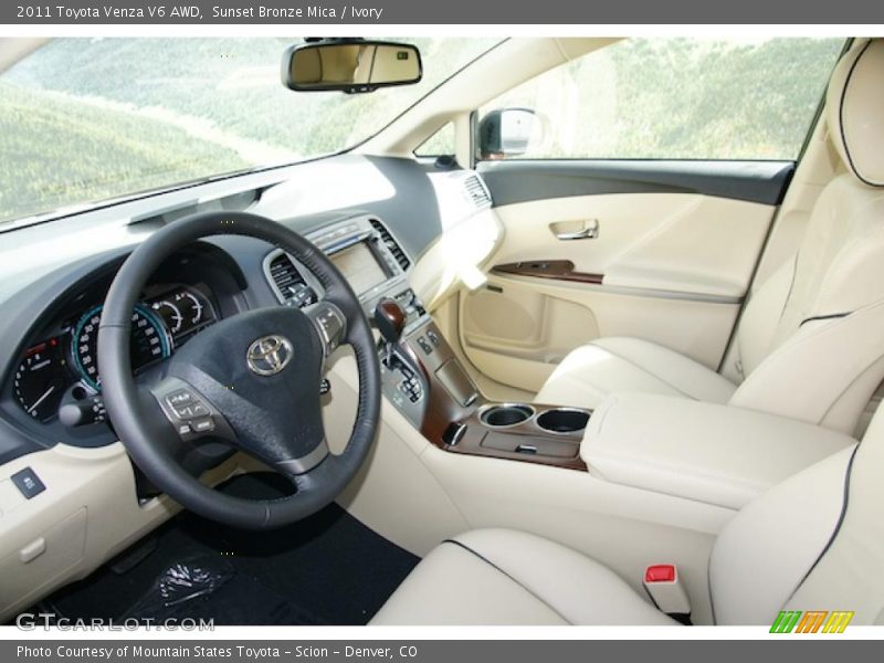 2011 Venza V6 AWD Ivory Interior