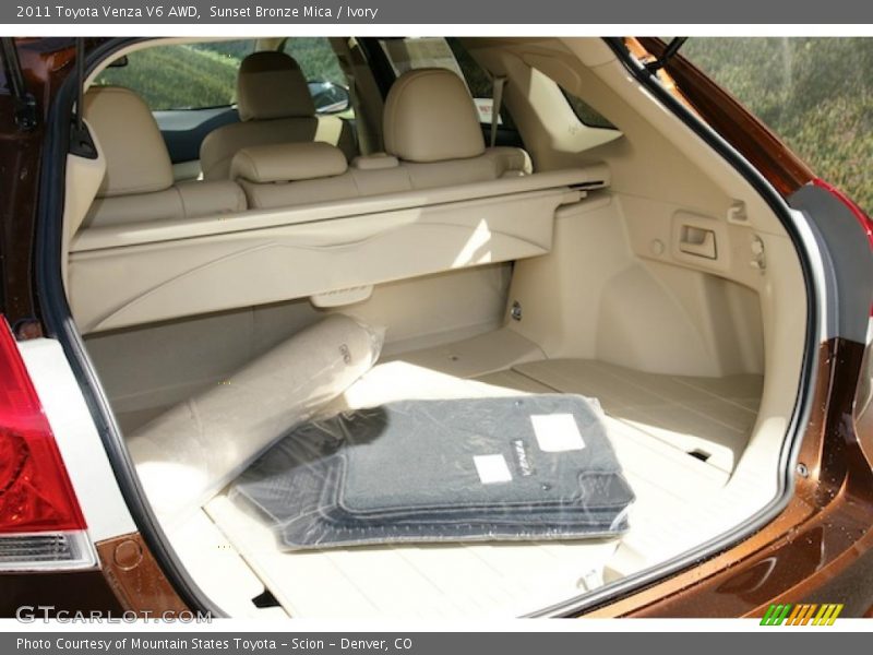 Sunset Bronze Mica / Ivory 2011 Toyota Venza V6 AWD