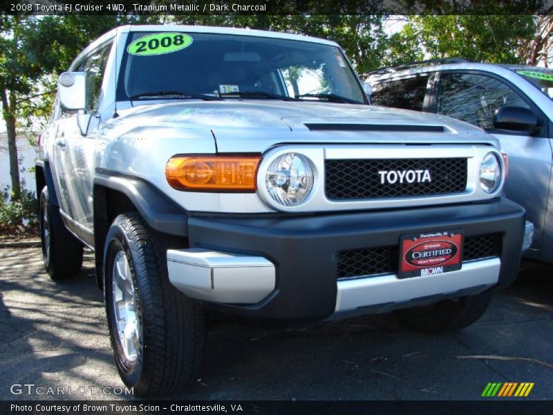 Titanium Metallic / Dark Charcoal 2008 Toyota FJ Cruiser 4WD