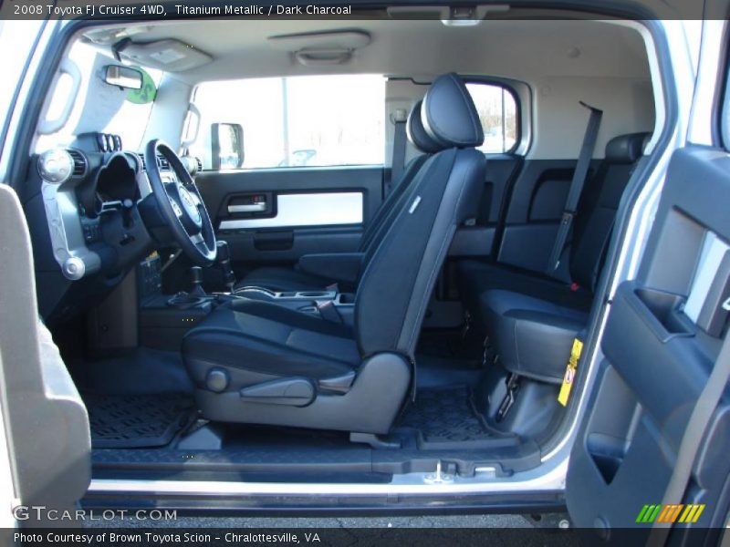 2008 FJ Cruiser 4WD Dark Charcoal Interior