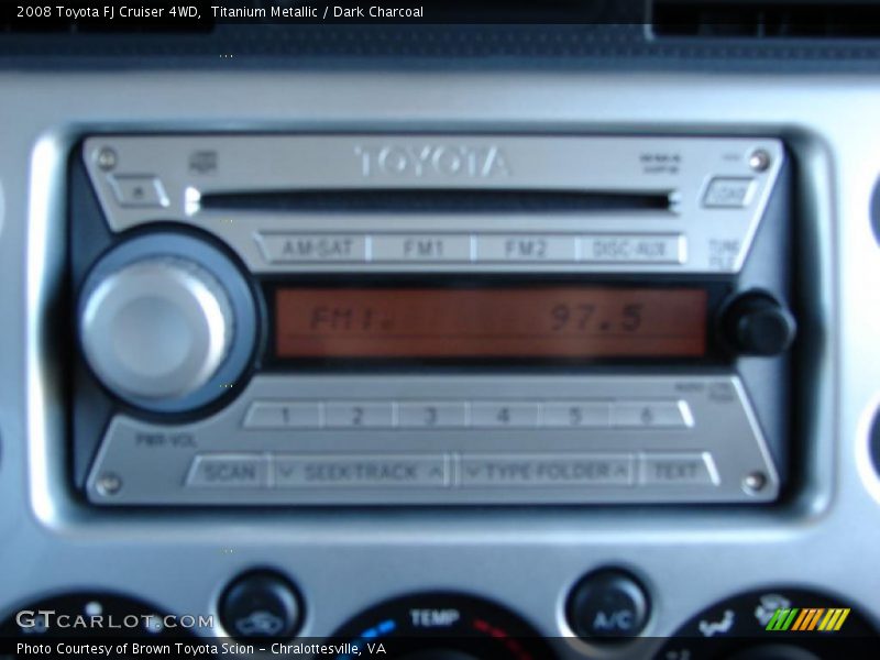 Titanium Metallic / Dark Charcoal 2008 Toyota FJ Cruiser 4WD