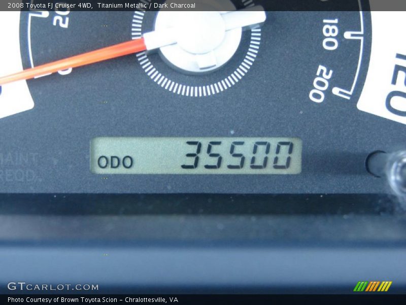 Titanium Metallic / Dark Charcoal 2008 Toyota FJ Cruiser 4WD