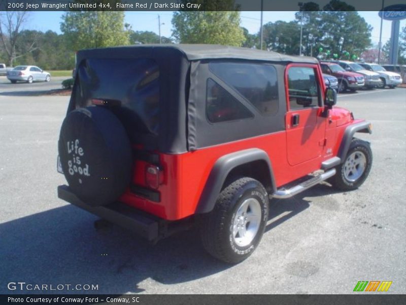 Flame Red / Dark Slate Gray 2006 Jeep Wrangler Unlimited 4x4