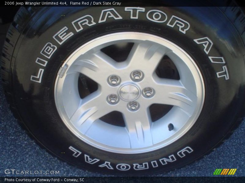 Flame Red / Dark Slate Gray 2006 Jeep Wrangler Unlimited 4x4