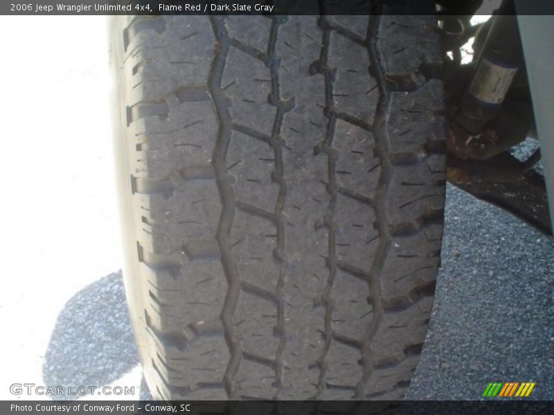 Flame Red / Dark Slate Gray 2006 Jeep Wrangler Unlimited 4x4