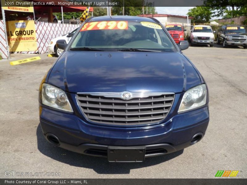 Midnight Blue Pearl / Light Taupe 2005 Chrysler Pacifica AWD