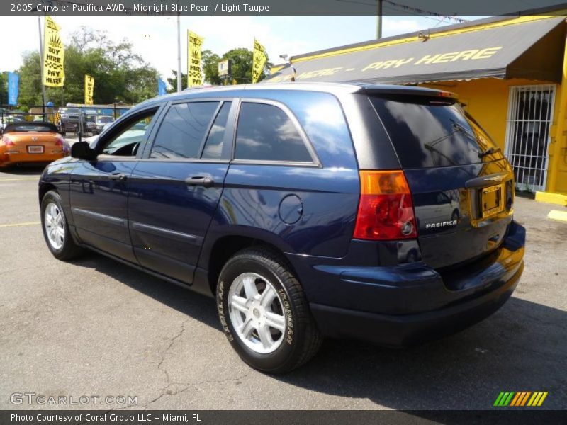 Midnight Blue Pearl / Light Taupe 2005 Chrysler Pacifica AWD