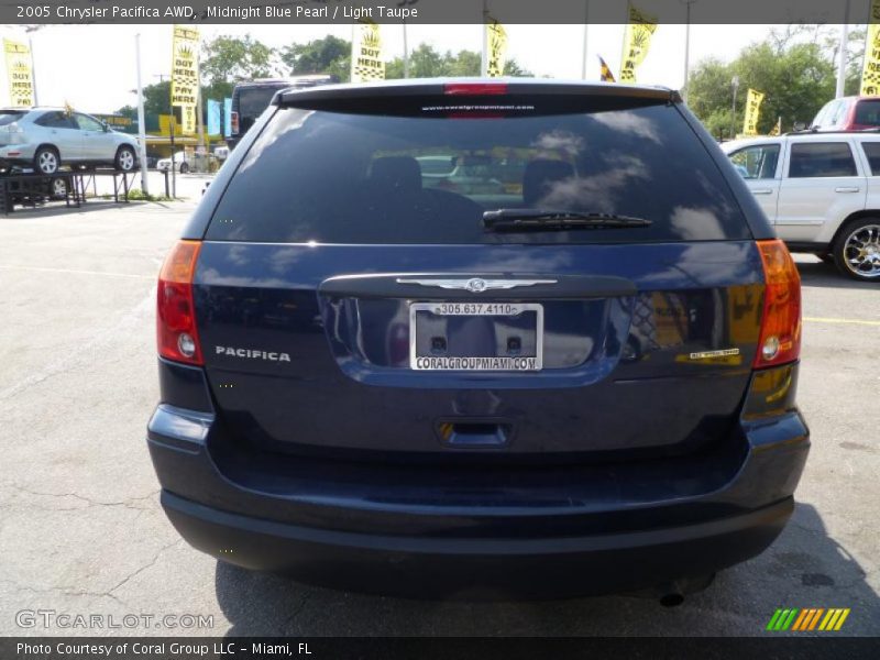 Midnight Blue Pearl / Light Taupe 2005 Chrysler Pacifica AWD