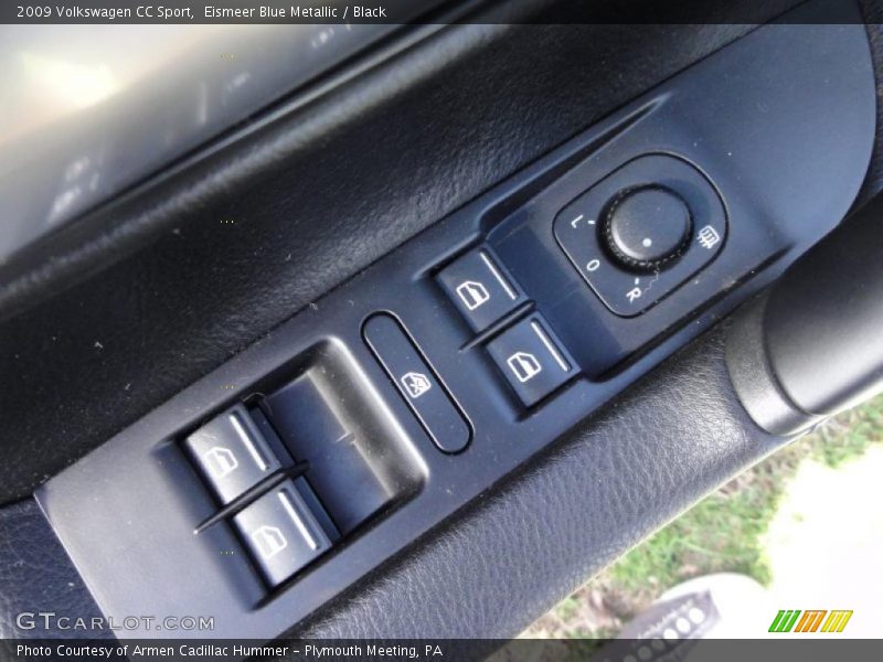 Eismeer Blue Metallic / Black 2009 Volkswagen CC Sport