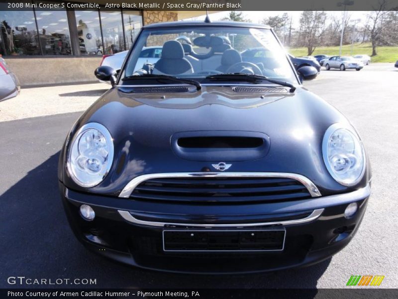 Astro Black Metallic / Space Gray/Panther Black 2008 Mini Cooper S Convertible