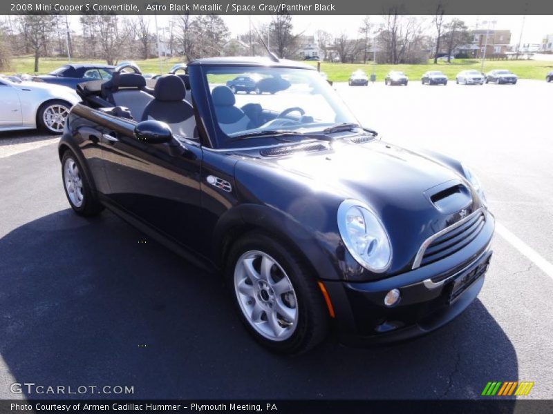 Astro Black Metallic / Space Gray/Panther Black 2008 Mini Cooper S Convertible