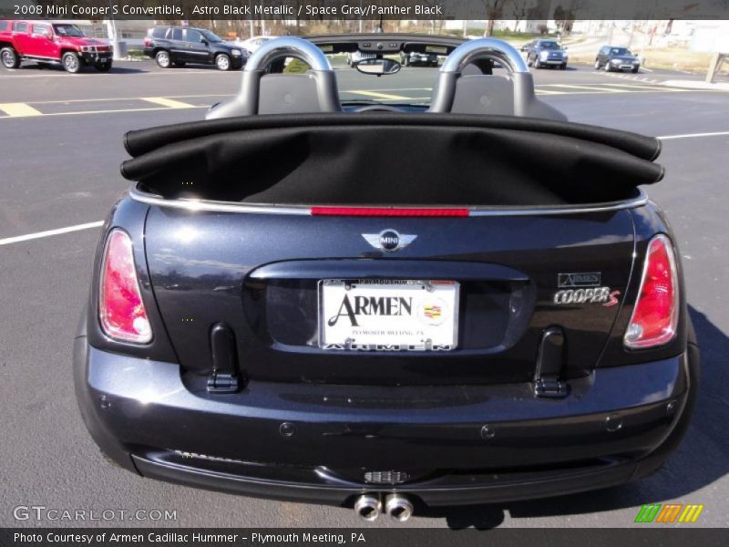 Astro Black Metallic / Space Gray/Panther Black 2008 Mini Cooper S Convertible