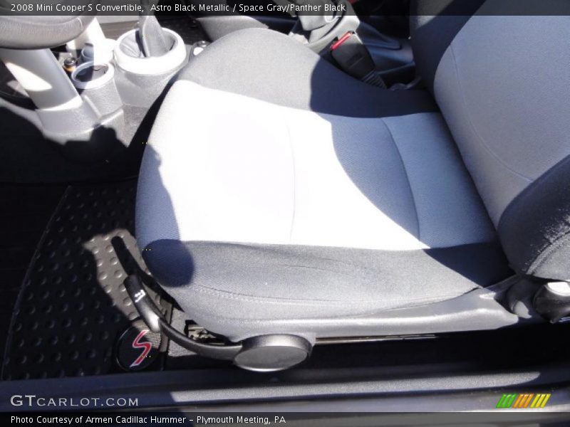 Astro Black Metallic / Space Gray/Panther Black 2008 Mini Cooper S Convertible