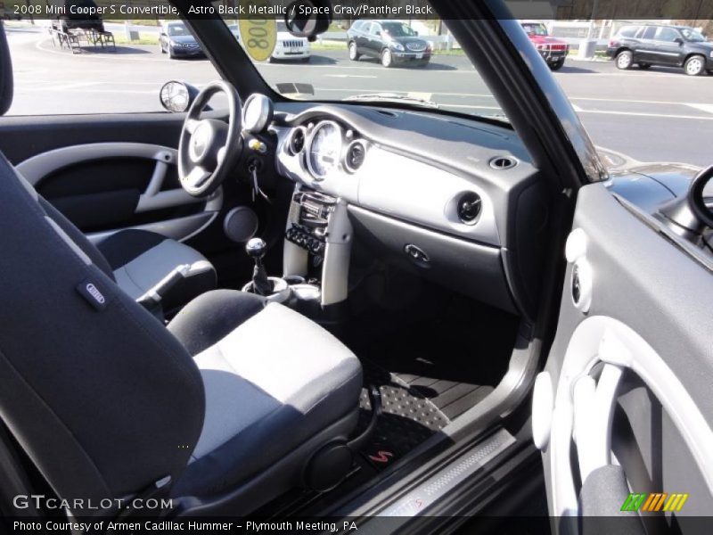Astro Black Metallic / Space Gray/Panther Black 2008 Mini Cooper S Convertible