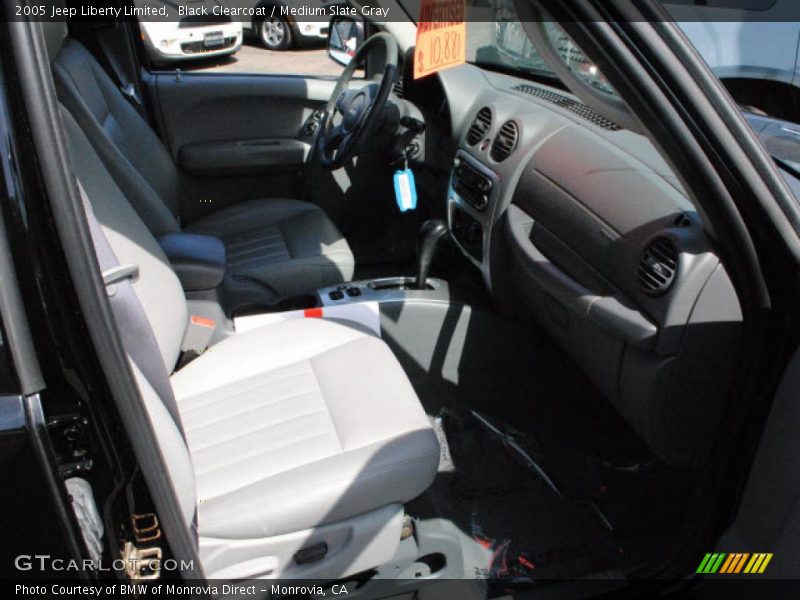 Black Clearcoat / Medium Slate Gray 2005 Jeep Liberty Limited
