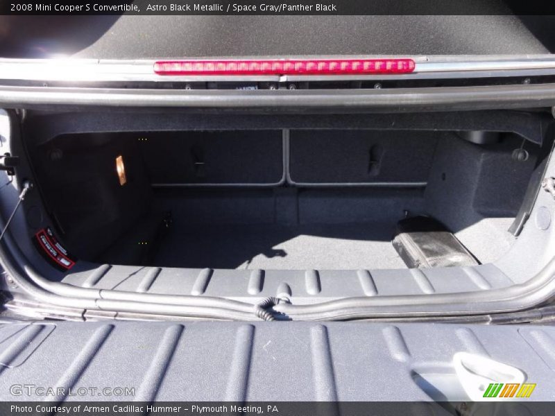 Astro Black Metallic / Space Gray/Panther Black 2008 Mini Cooper S Convertible