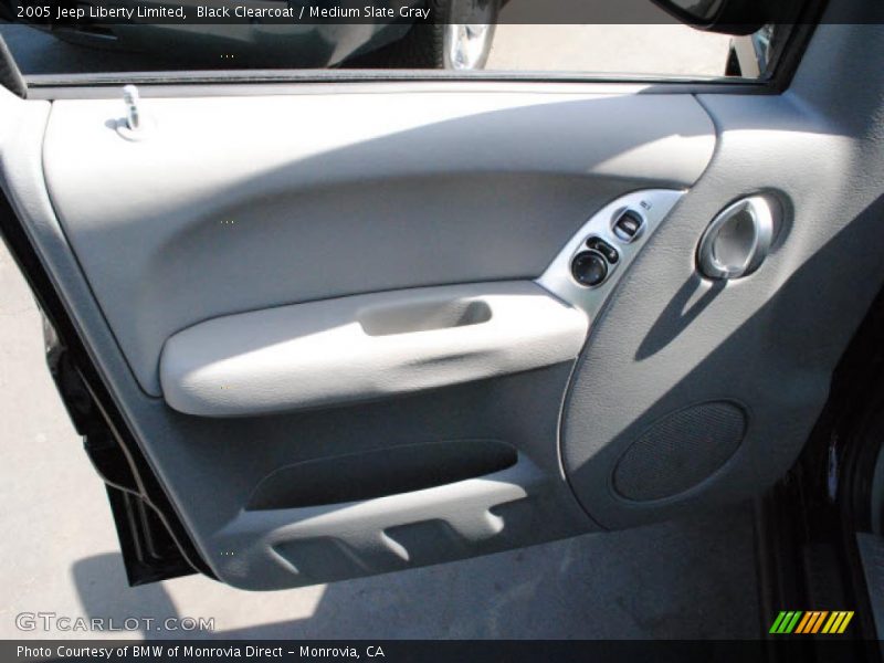 Black Clearcoat / Medium Slate Gray 2005 Jeep Liberty Limited